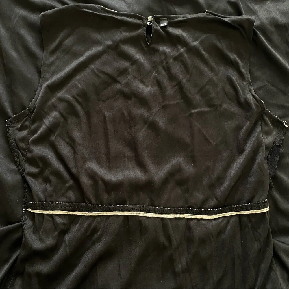 Mesh MIDI dress. Black dress. - Picture 15 of 16